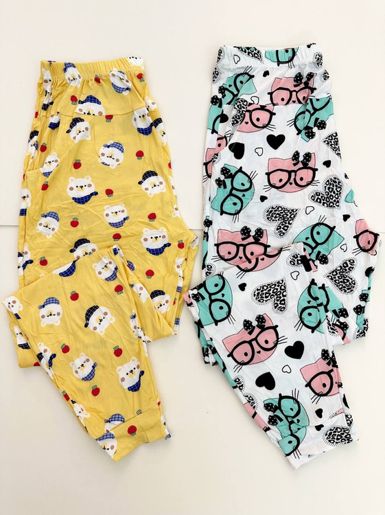 شلوار گیاهی عروسکی لیدی فریسایز زنانه با کیفیت بالا و جیبدار