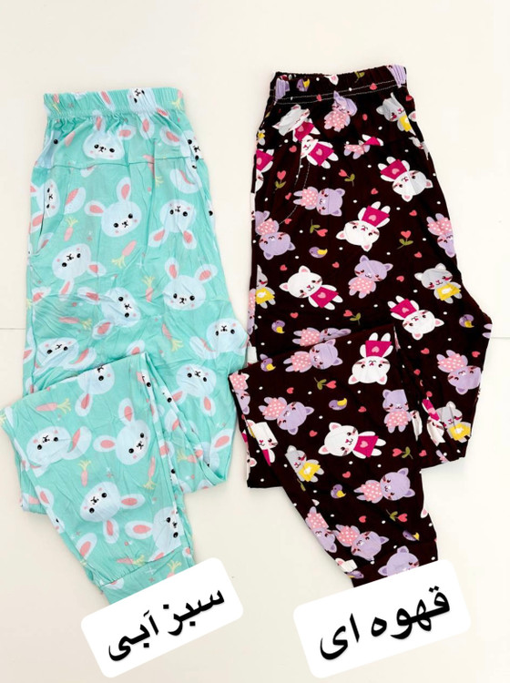 شلوار گیاهی عروسکی لیدی فریسایز زنانه با کیفیت بالا و جیبدار