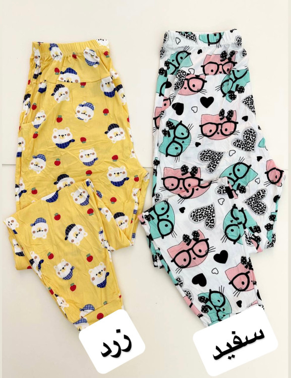 شلوار گیاهی عروسکی لیدی فریسایز زنانه با کیفیت بالا و جیبدار